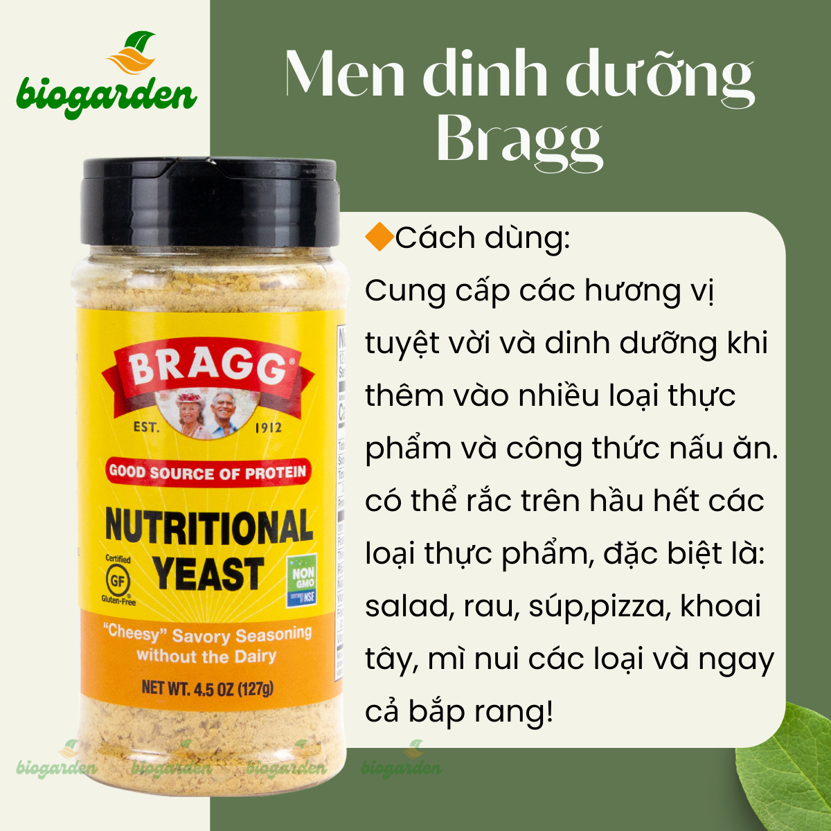 Men Dinh Dưỡng Bragg 127g