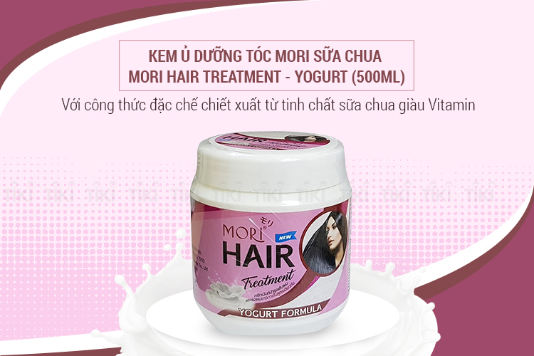 Kem Ủ Dưỡng Tóc Mori Sữa Chua Mori Hair Treatment - Yogurt (500ml)