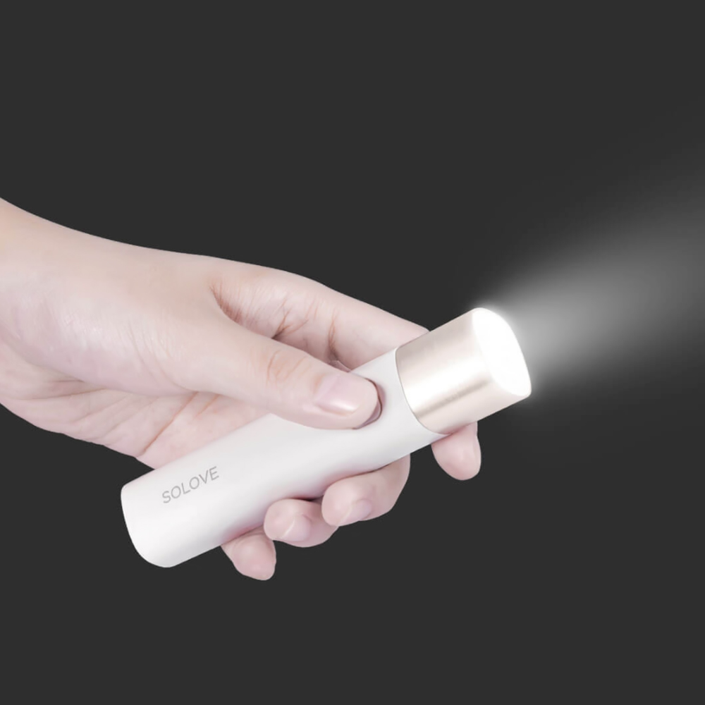 Pin Dự Phòng Kèm Đèn Pin LED Mini Xiaomi SOLOVE E3 (3000mAh)