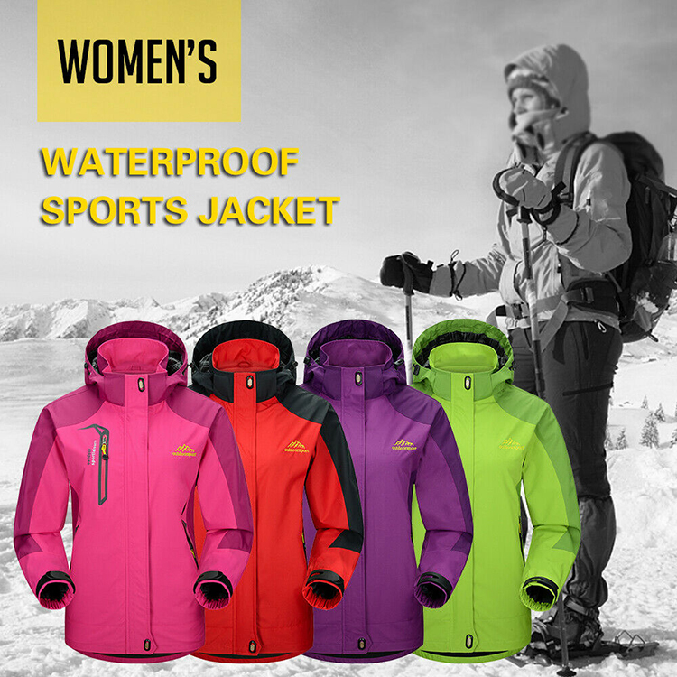 Lixada Waterproof Jacket Windproof Raincoat Sportswear Outdoor Hiking Traveling Cycling Sports Detachable Hooded Coat