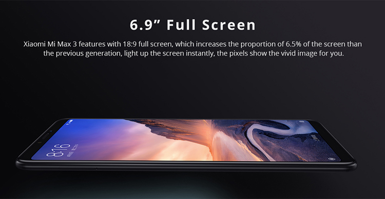 Điện Thoại Xiaomi MI MAX 3 (64GB/4GB) - Hàng Chính Hãng Điện Thoại Xiaomi MI MAX 3 (64GB/4GB) - Hàng Chính Hãng