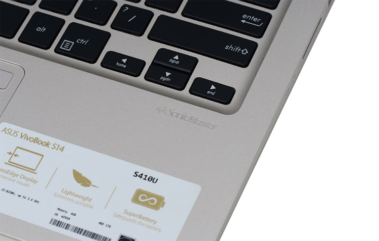 Laptop Asus Vivobook S14 S410UA-EB003T Core i5-8250U/Win10 14 inch - Hàng Chính Hãng