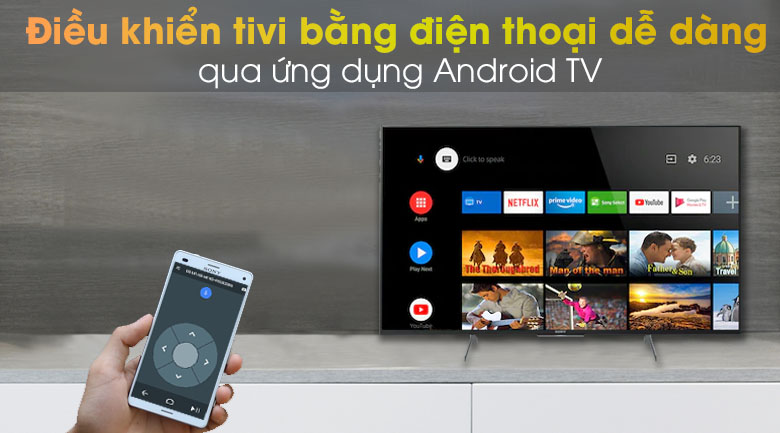 Smart Tivi Sony 55 inch 4K UHD KD-55X7000G - Hàng Chính Hãng