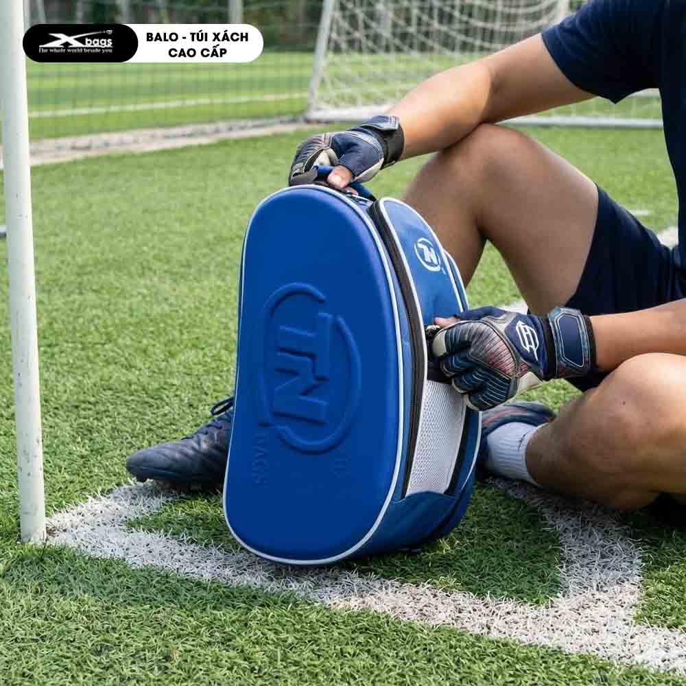 Túi Đựng Giày Đá Bóng Cao Cấp Chống Nước, Bền Bỉ TNBags TN.B.9003 – 2 Ngăn Tiện Dụng, Đẳng Cấp, Màu Xanh Cá Tính!
