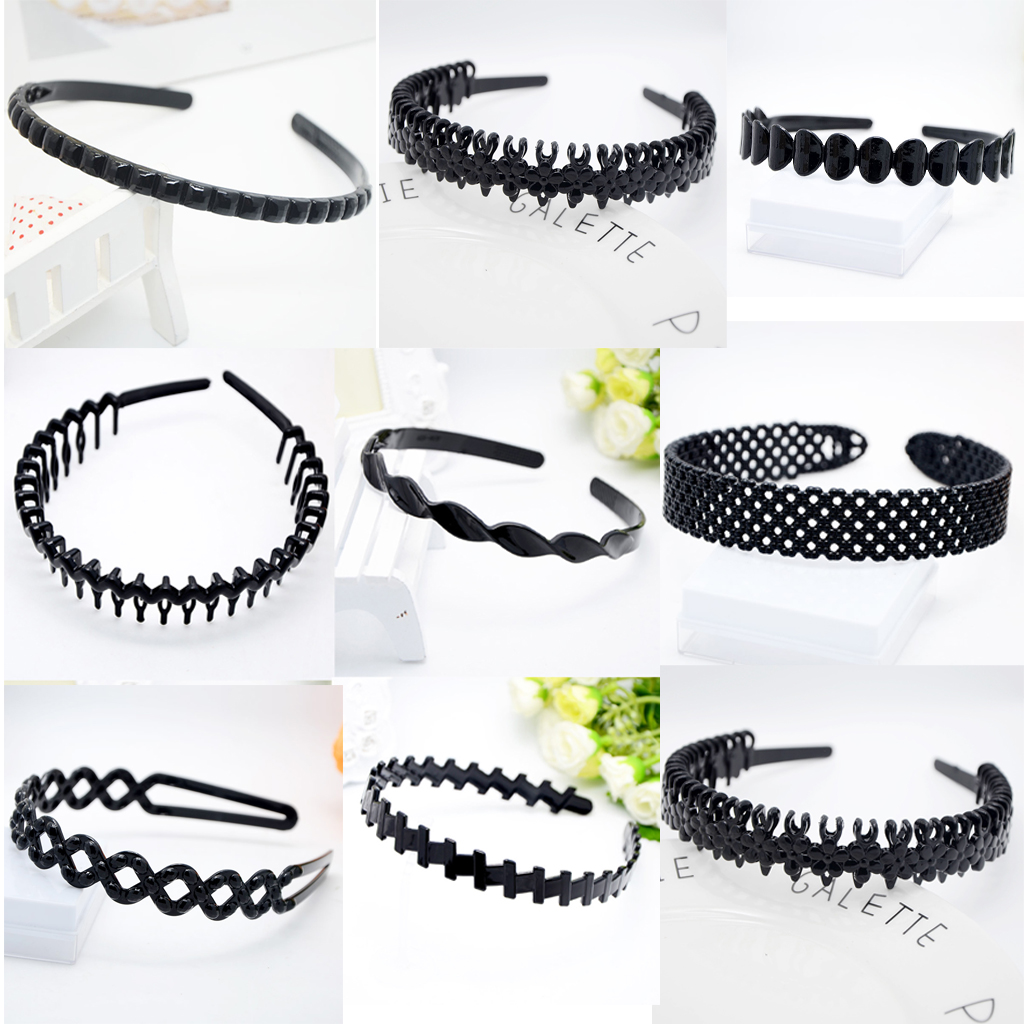 Bờm cài tóc nam nữ unisex nhựa mẫu mới bền đẹp dễ sử dụng