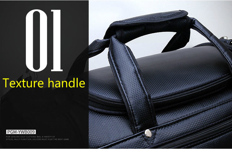 Túi Đựng Quần Áo Golf - PGM Golf Boston Clothes Bag - YWB009 - Màu đen