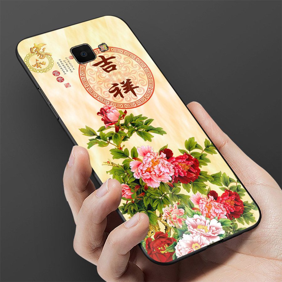 Ốp kính cường lực cho điện thoại Samsung Galaxy A7 2018/A750 - A10/M10 - A50 - A70 - mẫu đơn MS HOA003