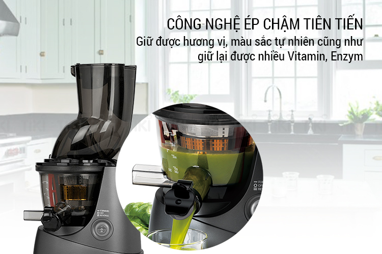 Máy Ép Trái Cây Tốc Độ Chậm Kuvings NS-625CBS2 (400ml) - Xám