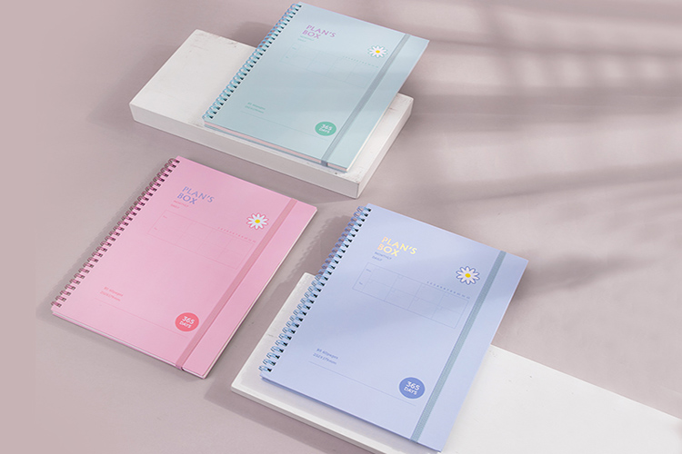 Sổ Tay Ghi Chép Gáy Lò Xo 60 Trang Khổ B5 Deli - 24201