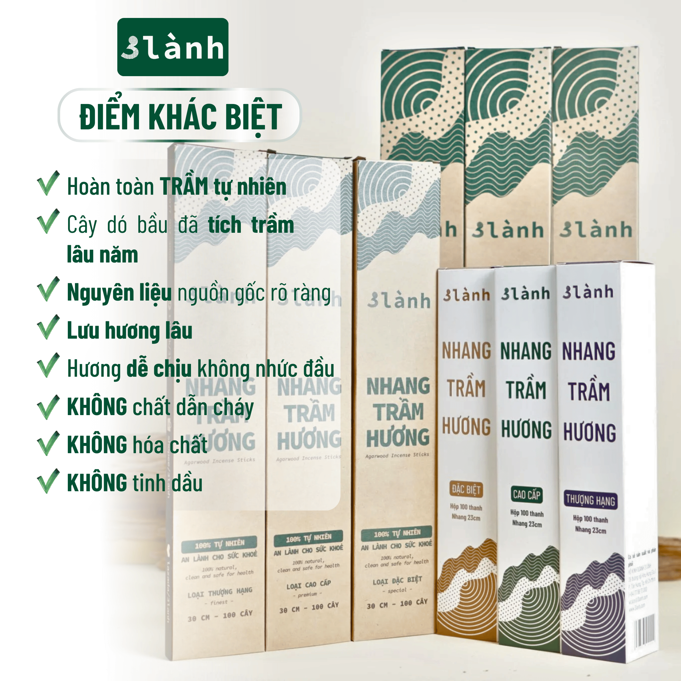 Nhang Trầm Hương Sạch Đặc Biệt Cao Cấp Sỉ 0.5-1kg Dài 23-30-40cm,  3 Lành Tự Nhiên 100% Không Hóa Chất 7-15 Năm Thờ Cúng Xông Nhà