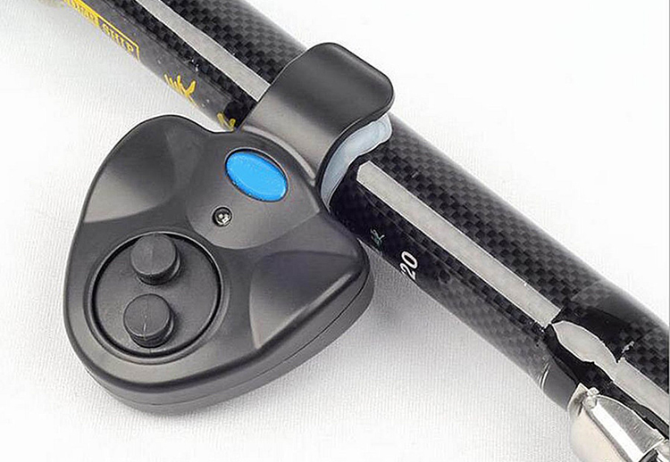 Electronic Fishing Rod Alarm Bite Bell Indicator Led Waterproof Nightlight