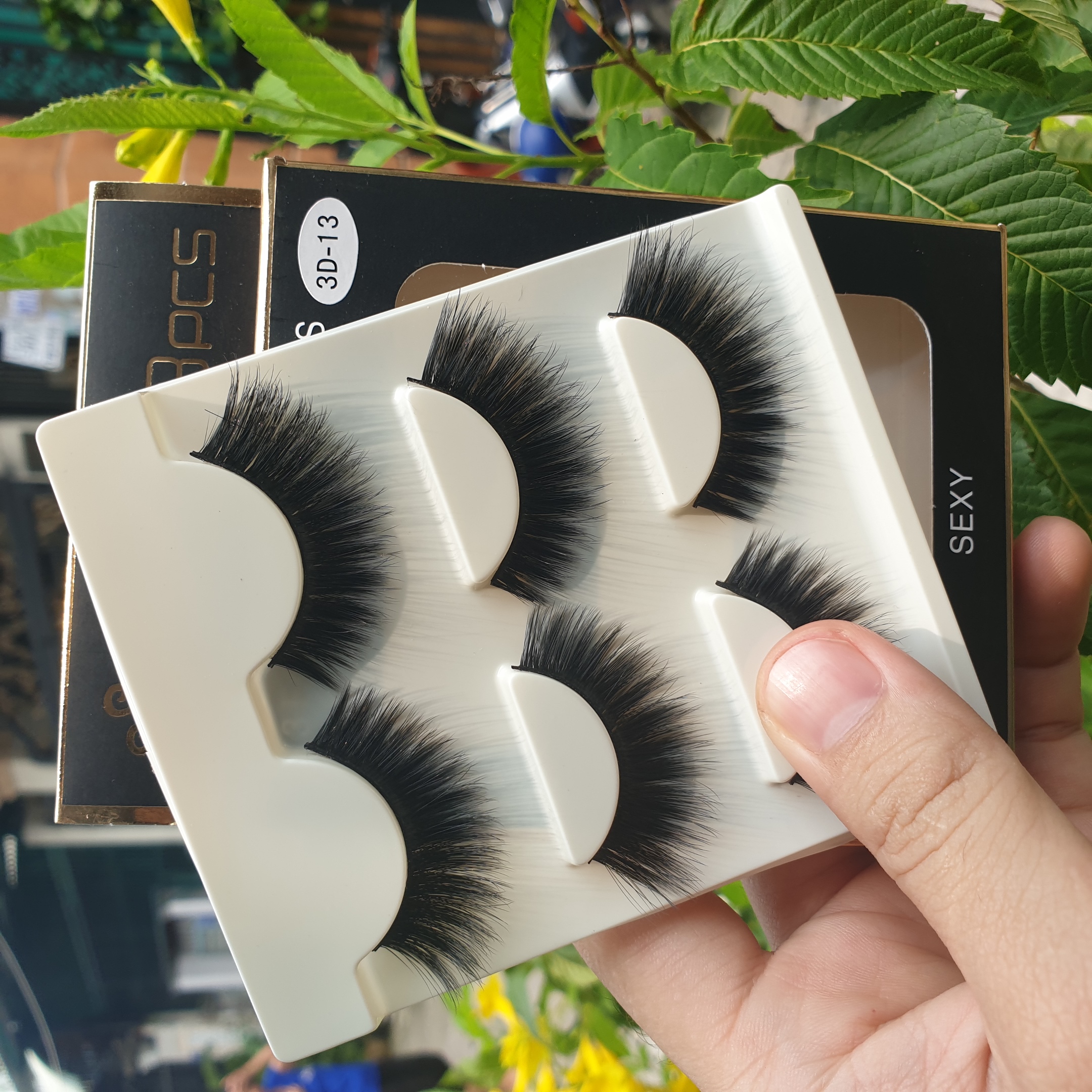 Lông mi giả lông chồn 3 Fashion Eyelashes 3 Faux-Cils 3D 1 bộ 3 cặp