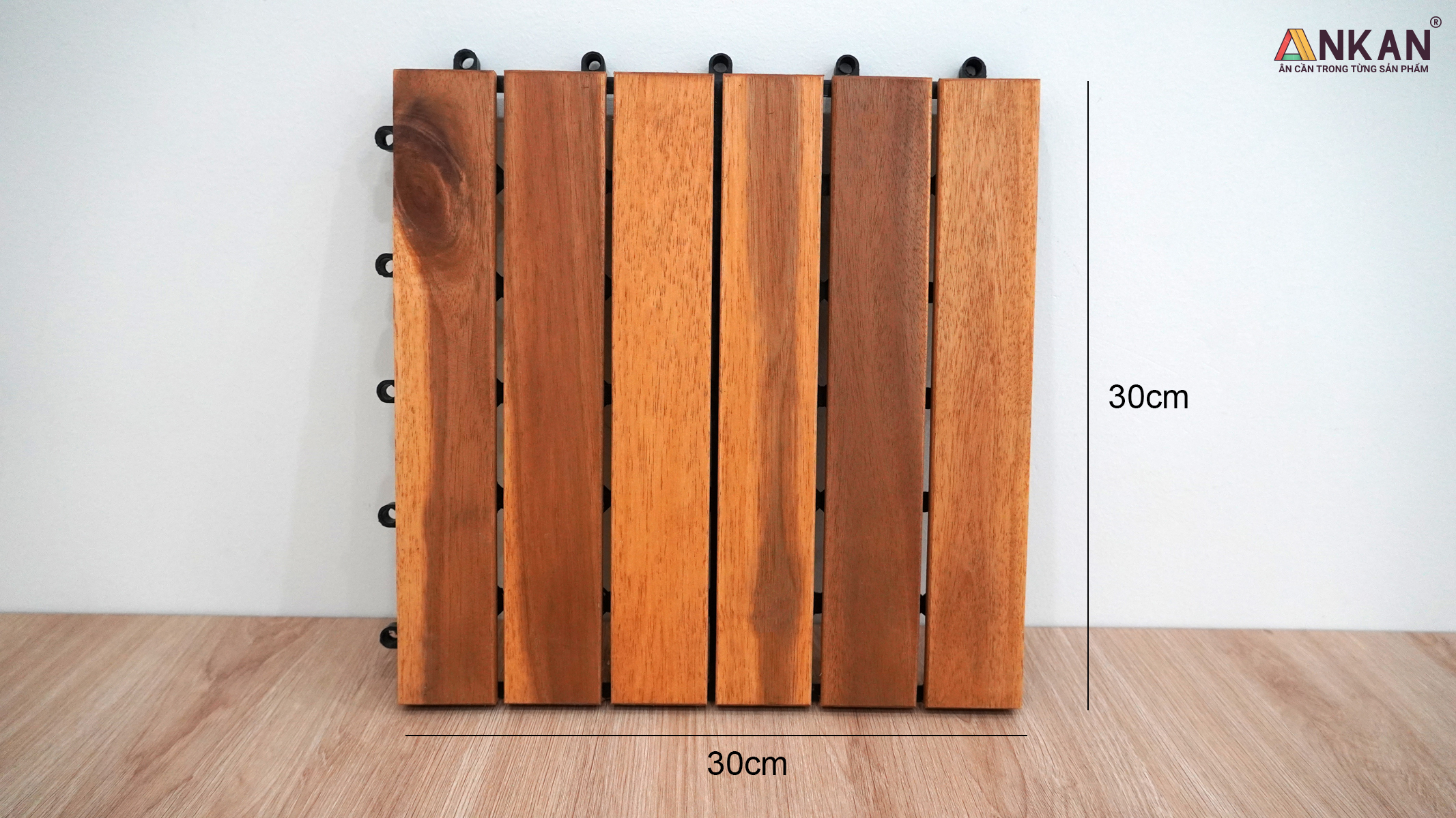 Combo 9 Ván Sàn Gỗ Tự Nhiên Màu Nâu Vàng, Vỉ Gỗ Lót Sàn Ban Công, Sân Vườn, Hồ Bơi, Phòng Spa, Siêu Bền, Chịu Nước Tốt, Chống Trơn Trượt, Tiêu Chuẩn Xuất Khẩu