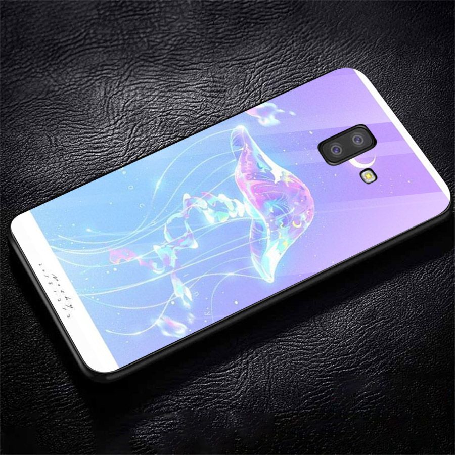 Ốp kính cường lực cho điện thoại Samsung Galaxy J6 - ánh trăng nghệ thuật MS TRANG014