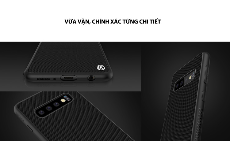 Ốp lưng Samsung Galaxy S10 Plus Nillkin Textured