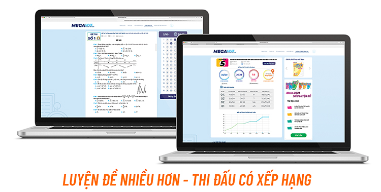 Combo 3 Cuốn: Khối A  Mega 2021 - Siêu Luyện Đề 9 + THPT Quốc Gia Toán Lý Hóa