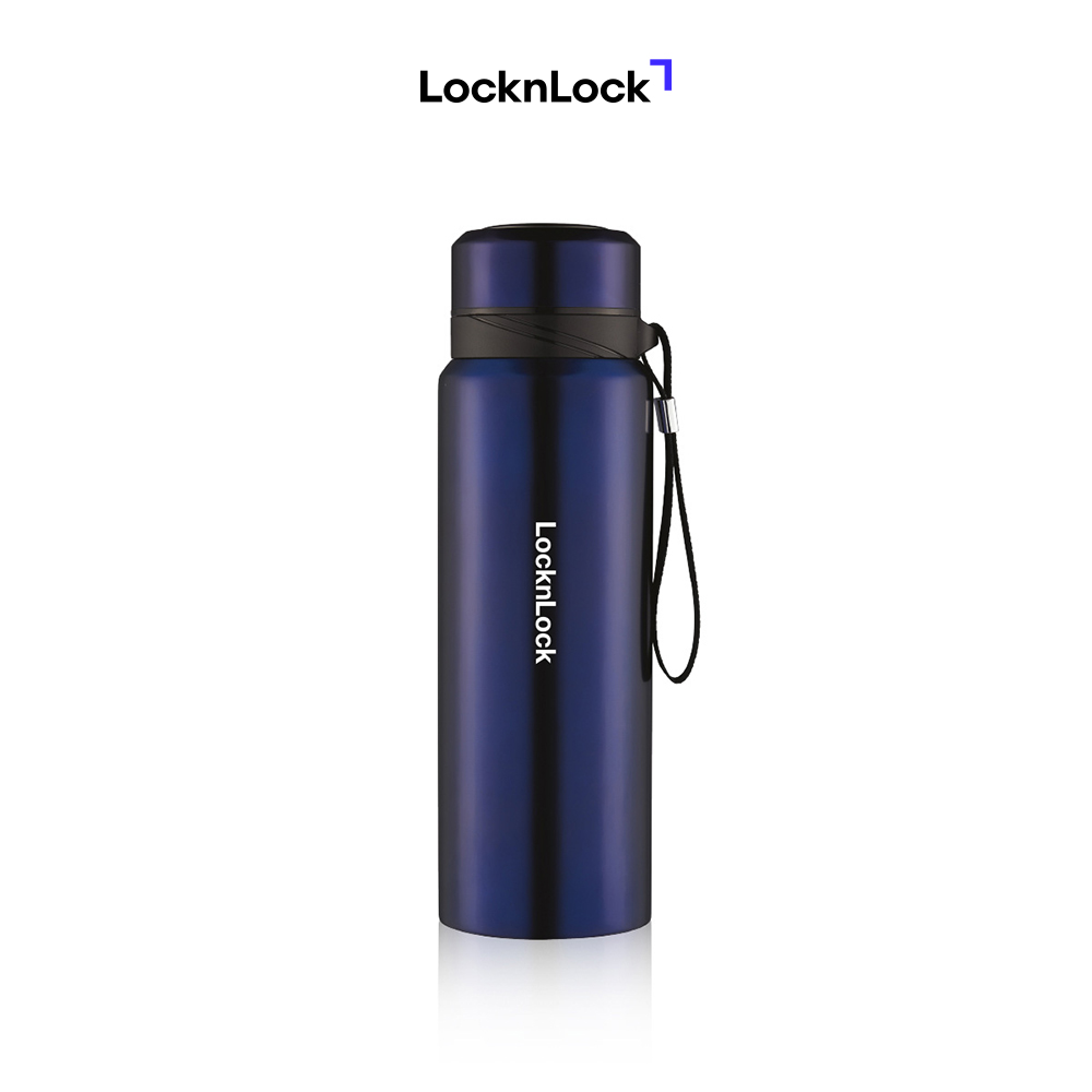 Bình Giữ Nhiệt Bằng Thép Không Gỉ Lock&ampLock Vacuum Bottle LHC6180FU 800ML – Xanh Đậm