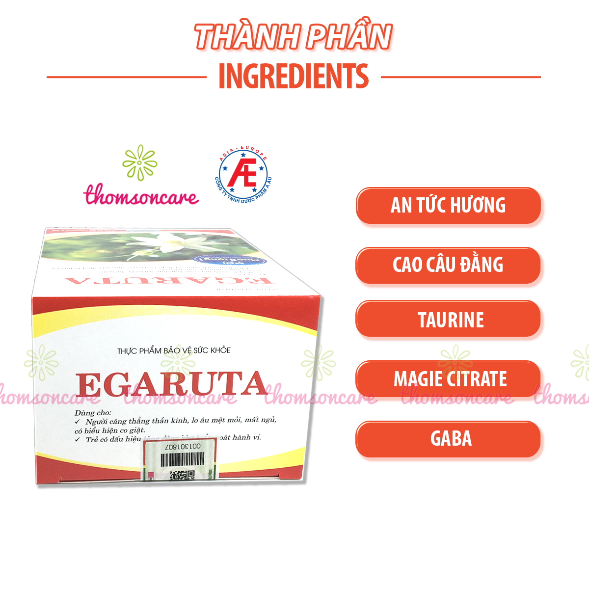 Egaruta cốm - Cho trẻ tăng động - Có tem tích điểm 6 tặng 1