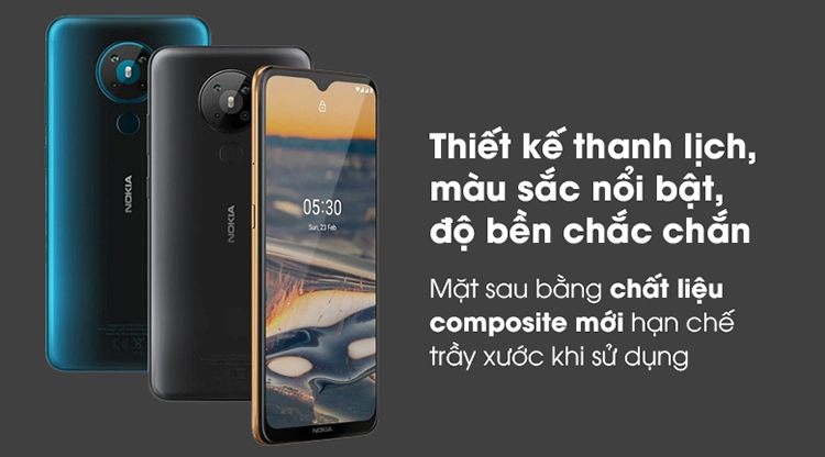 Điện Thoại Nokia 5.3 (64GB/3GB) - Hàng Chính Hãng