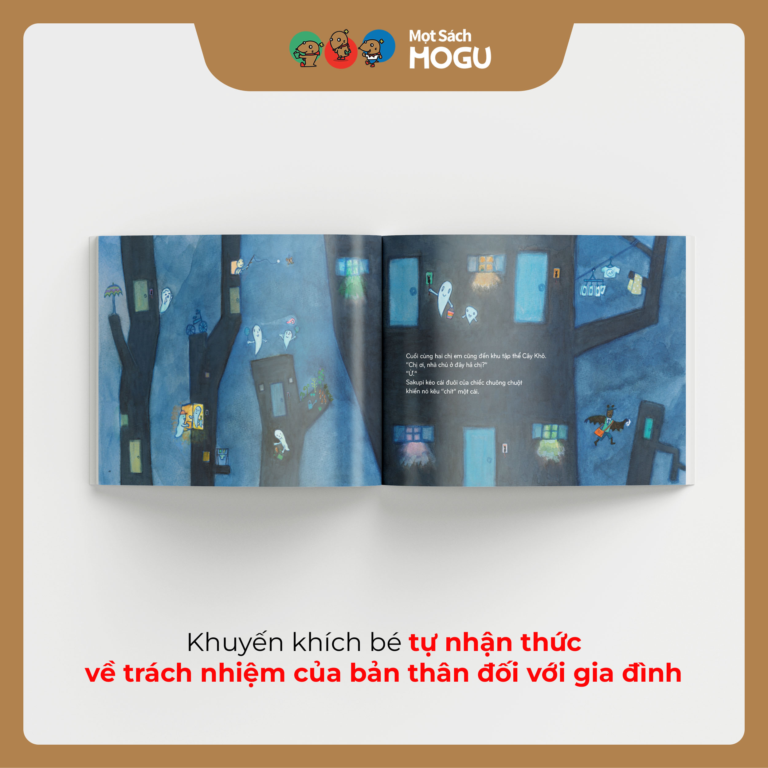 Truyện Ehon bé 3-4-5 tuổi - Bộ 4 cuốn Bé ma đáng yêu