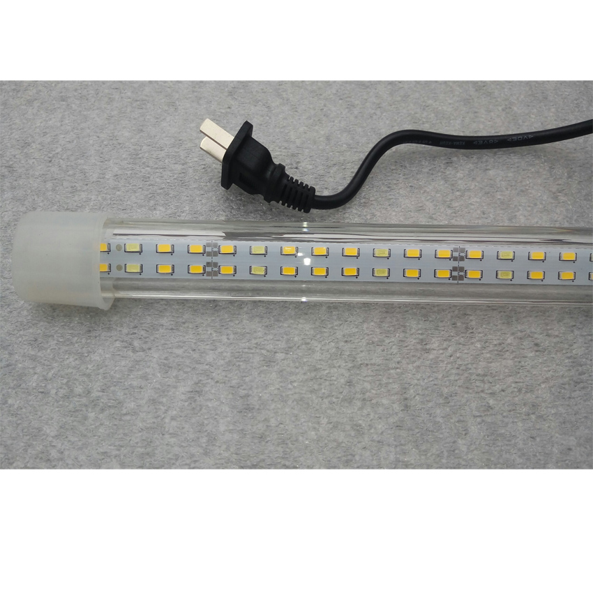 Đèn LED XML 85% cho hồ bể cá rồng 1.2m - 1.4 m, dài 1.2m, 2 hàng, ánh sáng vàng/ đỏ