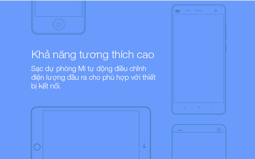 Pin Sạc Dự Phòng Xiaomi 5000mAh (Bạc) - Hàng Chính Hãng