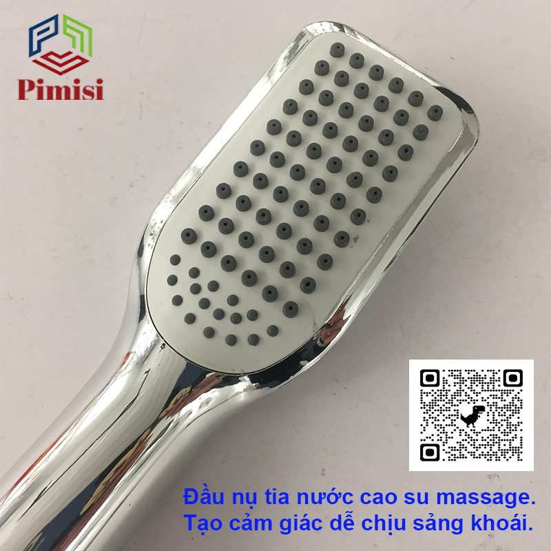 Đầu tia nước cao su massage tạo cảm giác dễ chịu sảng khoải khi sử dụng bát sen Pimisi