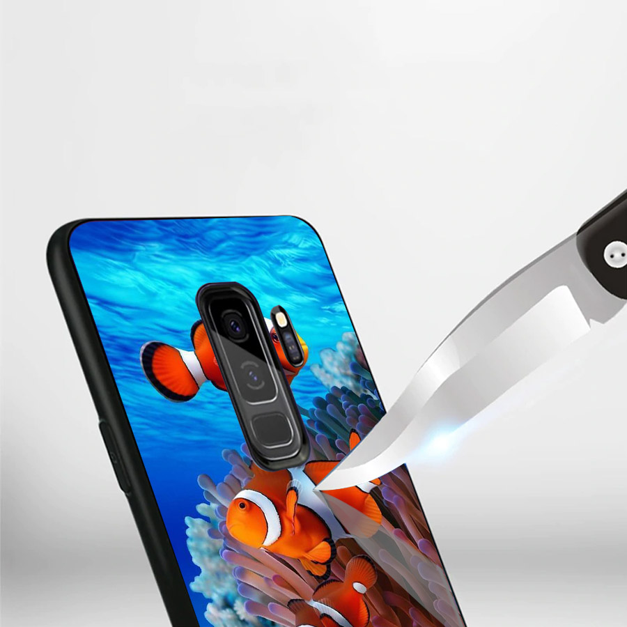 Ốp điện thoại dành cho máy Samsung Galaxy S9 - Cá hề MS ACMTU009