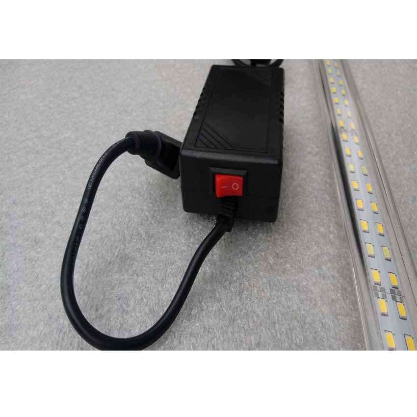 Đèn LED XML 85% cho hồ bể cá rồng 1.2m - 1.4 m, dài 1.2m, 2 hàng, ánh sáng vàng/ đỏ