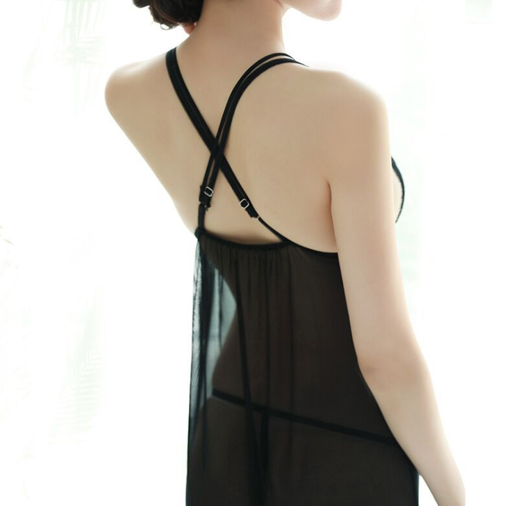 Váy ngủ ren quai chéo sexy