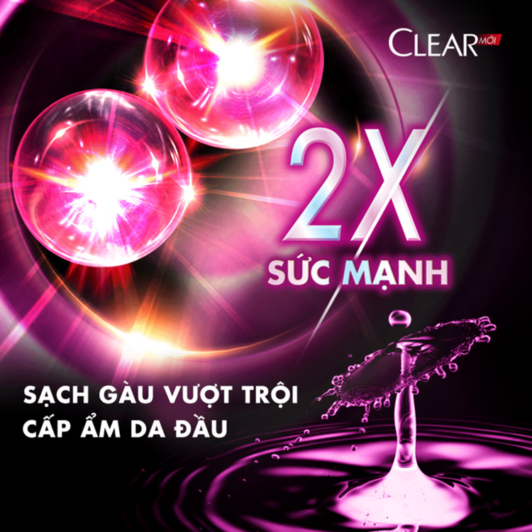 Dầu Gội Clear Mát Lạnh Bạc Hà (630g)