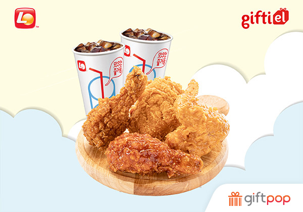 Giftpop - Lotteria Evoucher Combo 4 chicken