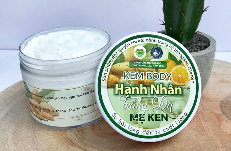 Kem Dưỡng Body Hạnh Nhân Hảo Hạng Mẹ Ken