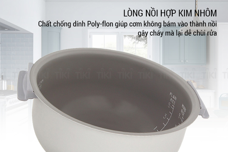 Nồi Cơm Điện Tử Sharp KS-COM10V - 1 Lít - Hàng chính hãng
