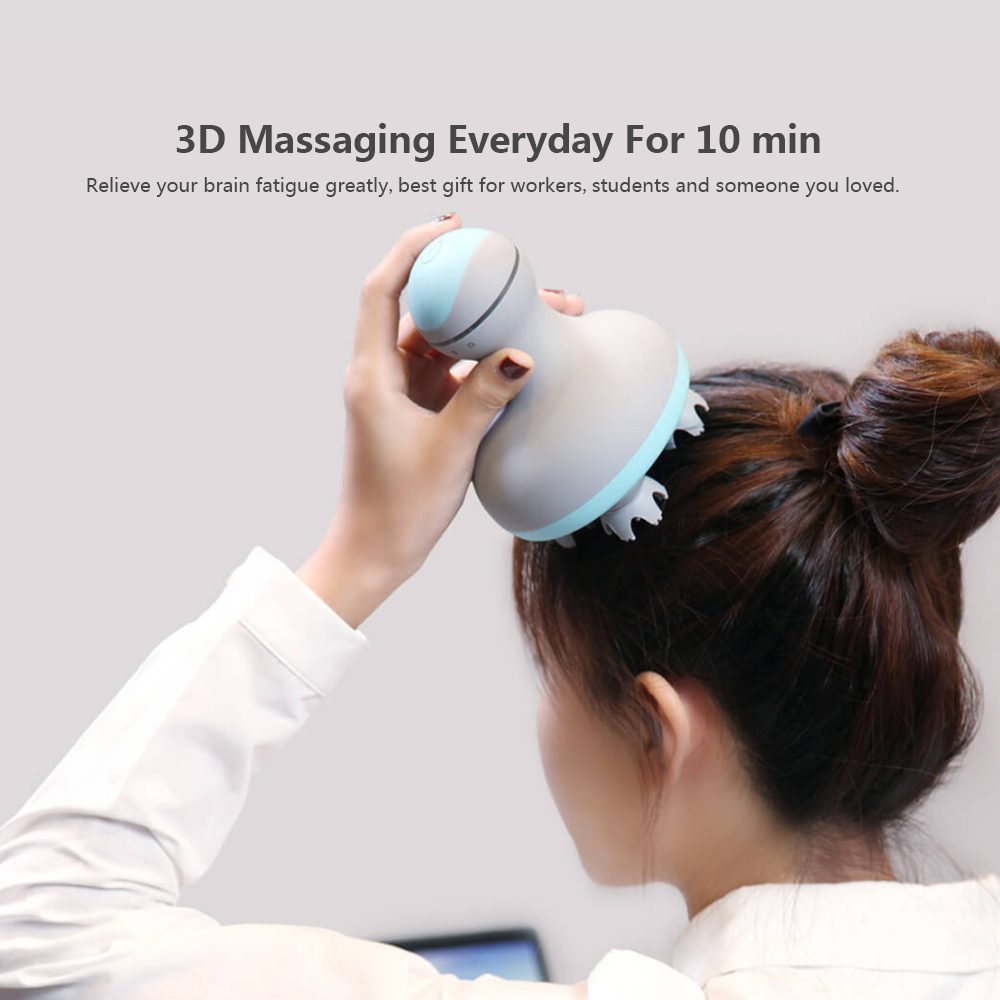 Máy Massage Đầu 3D Mini Chống Thấm Nước Xiaomi 