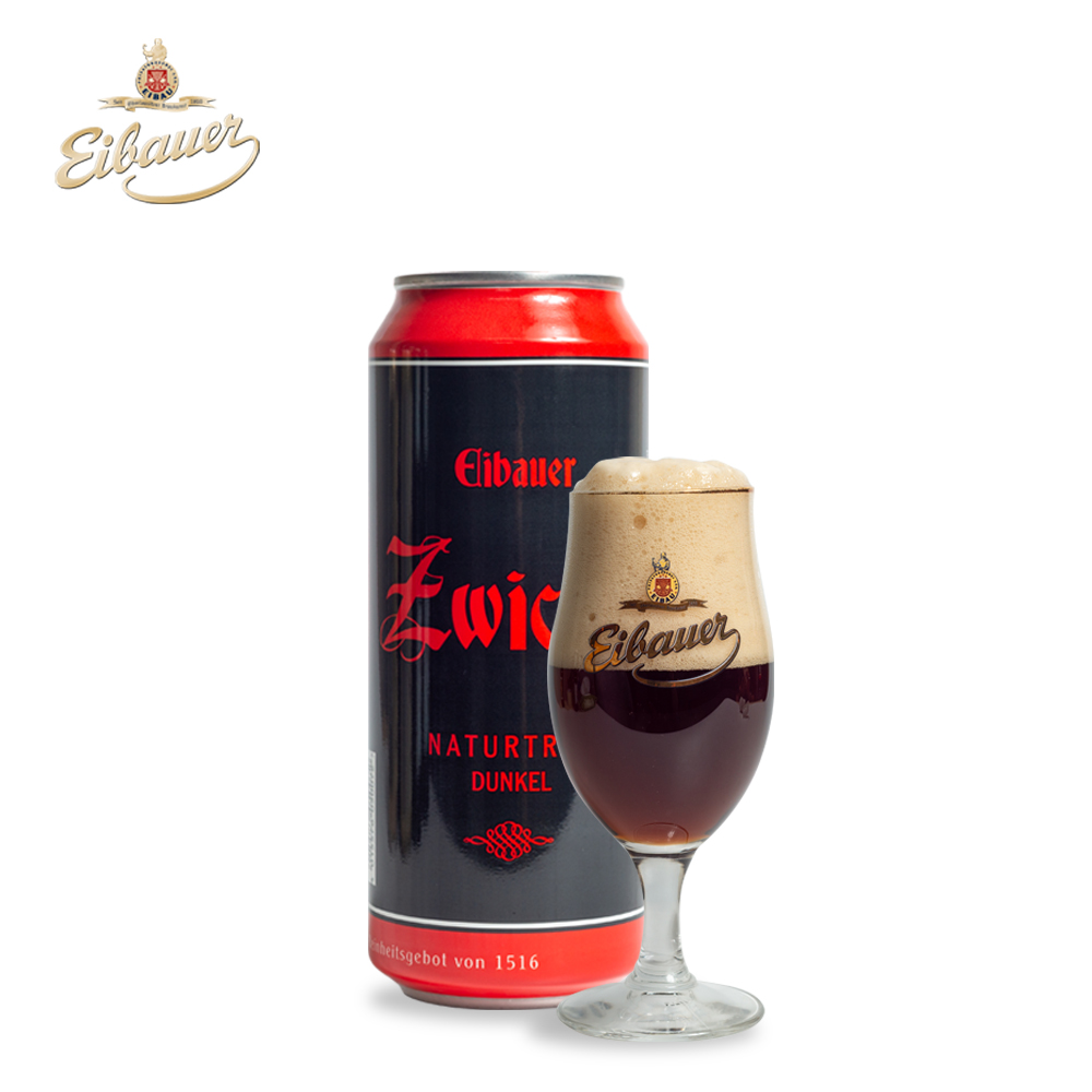 [BIA ĐỨC_SINCE 1810] Bia Tươi Thầy Tu EIBAUER ZWICK'L NATURTRUB DUNKEL 6.7 Độ - Hương Vị Độc Tôn Caramel Rang Cháy - Nhập Khẩu Chính Hãng