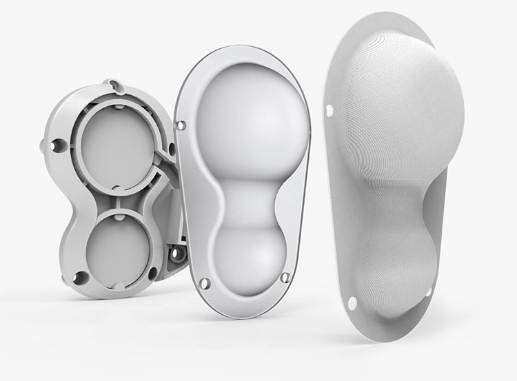 Xiaomi Leravan Lefan Lf Foot Reflexology Massager Electric Feet Warm Heating Vibrating Massage Shoes Machine 3D Hot Grey