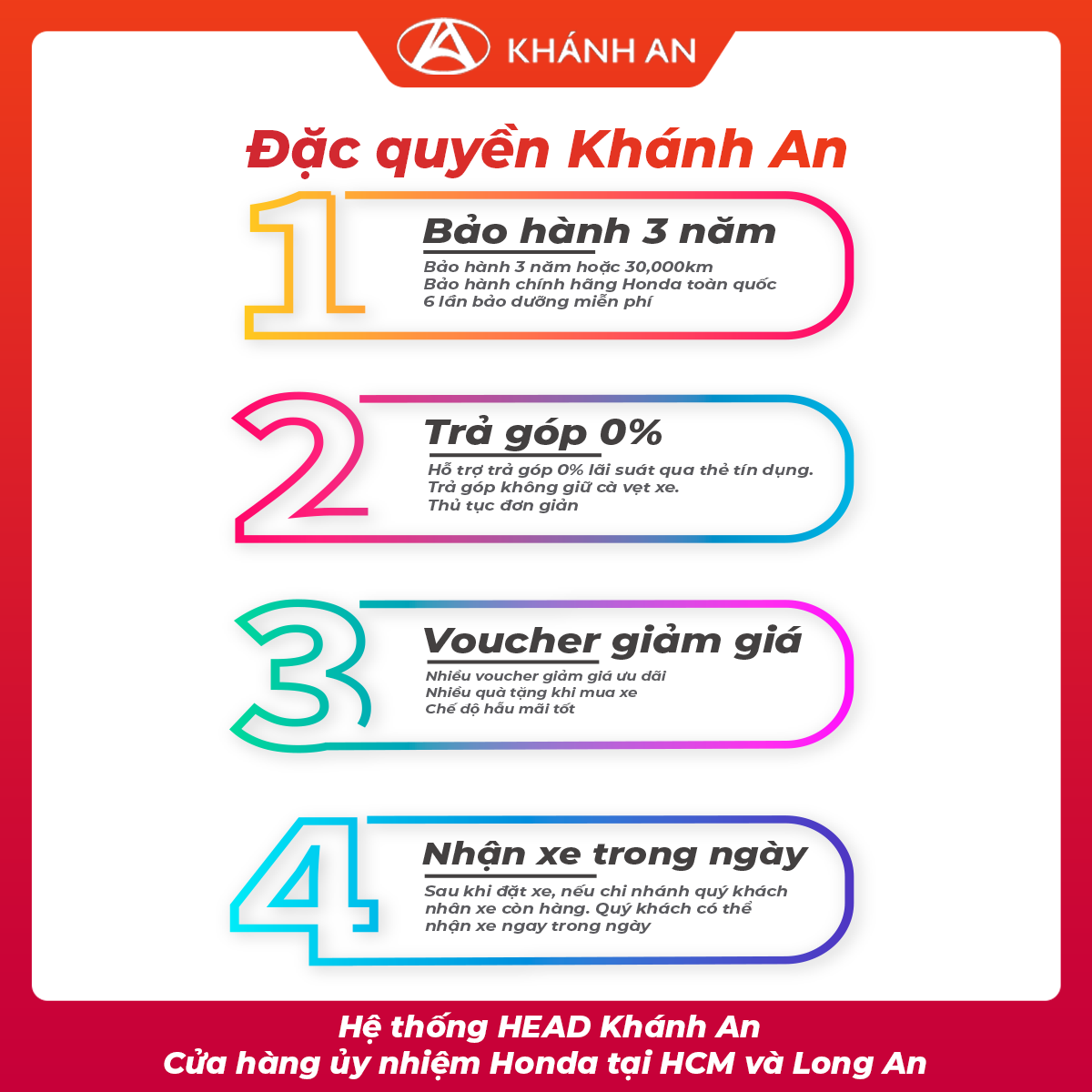 Phiếu mua xe máy Head Khánh An 