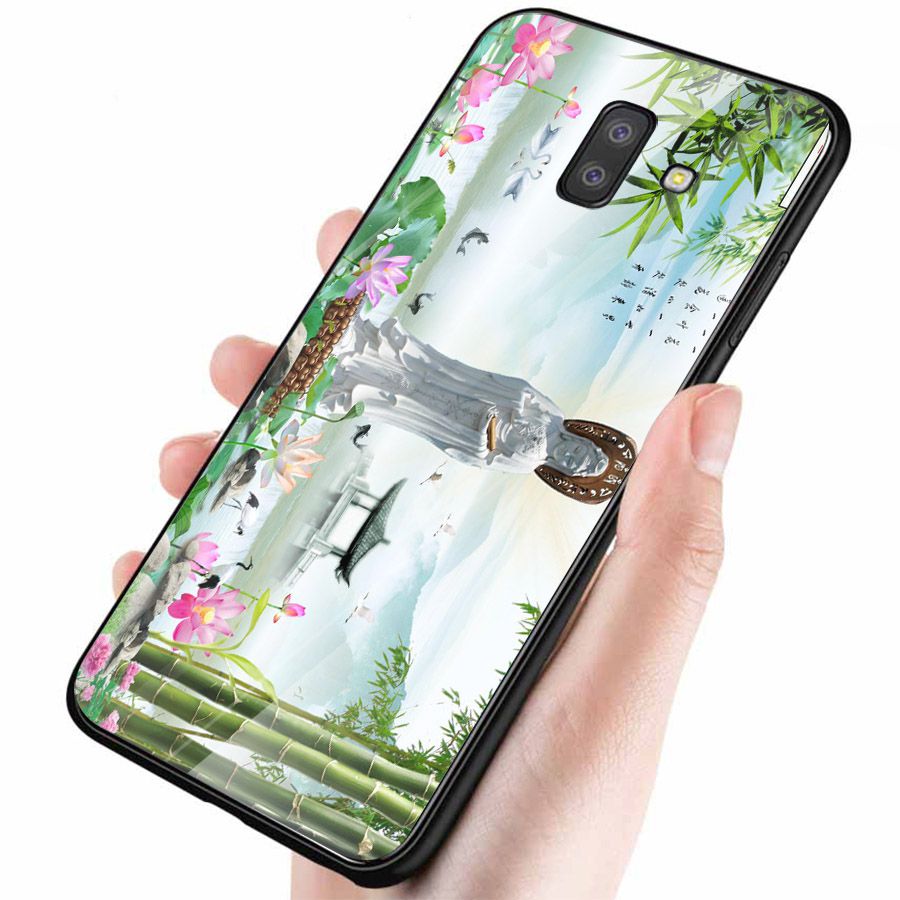 Ốp kính cường lực cho điện thoại Samsung Galaxy J6 - Tôn giáo MS TGIAO073