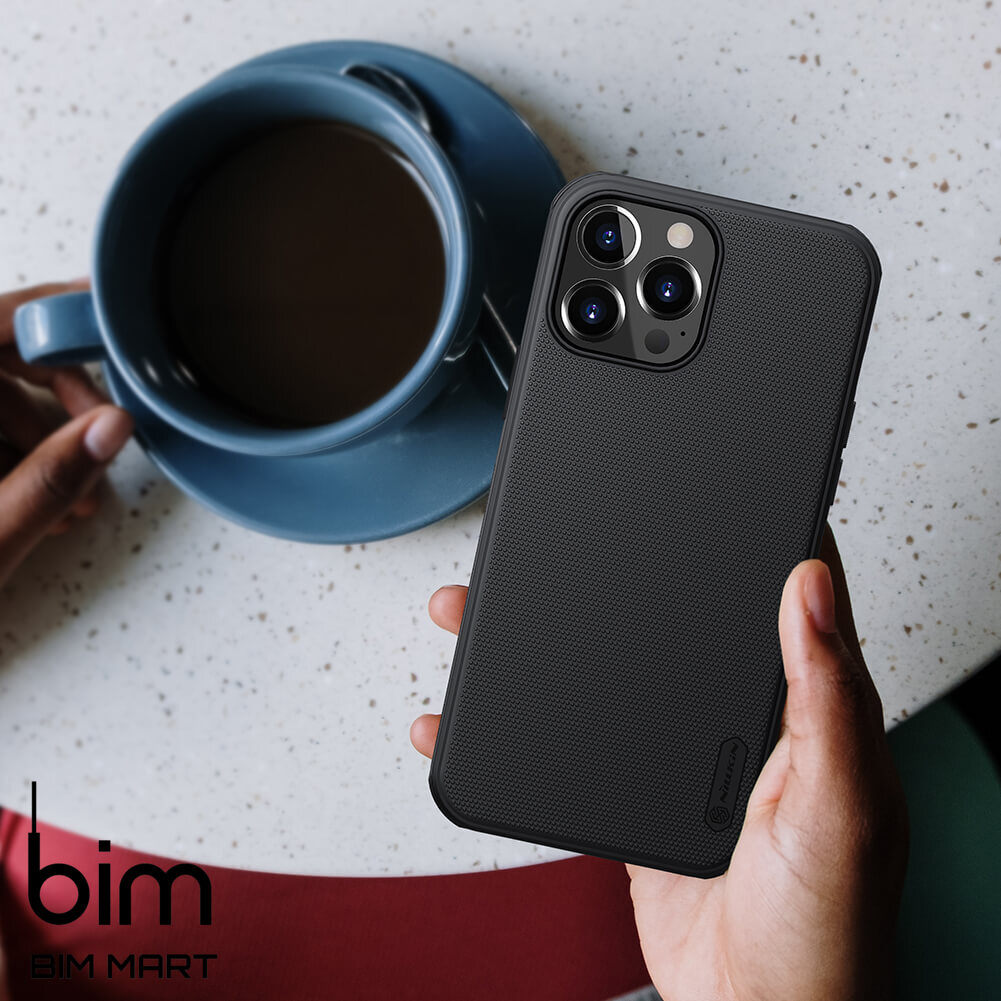 Ốp lưng chính hãng Nillkin dành cho iPhone 13 Pro dạng sần - Hàng Nhập Khẩu