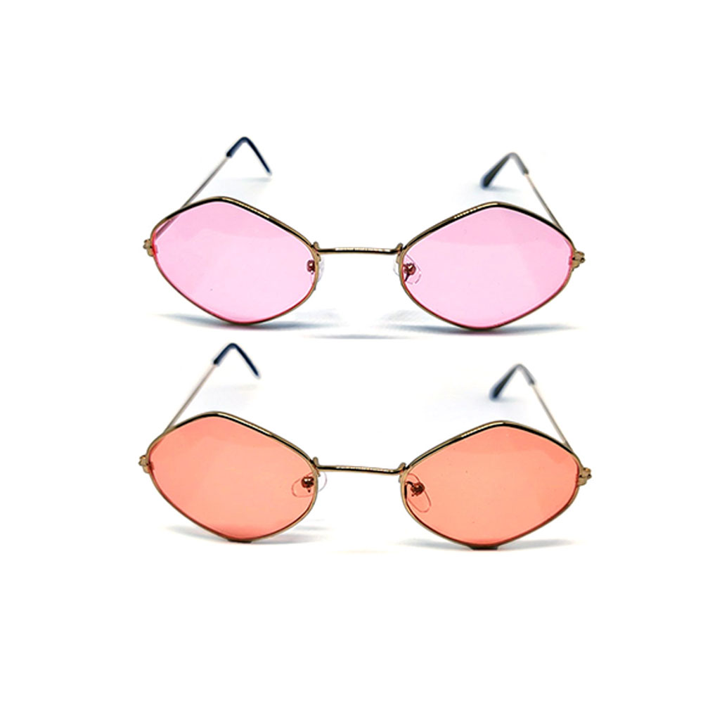 Mắt kính Ulzzang thời trang gọng sắt hình thoi K203 unisex nam nữ phong cách Hàn