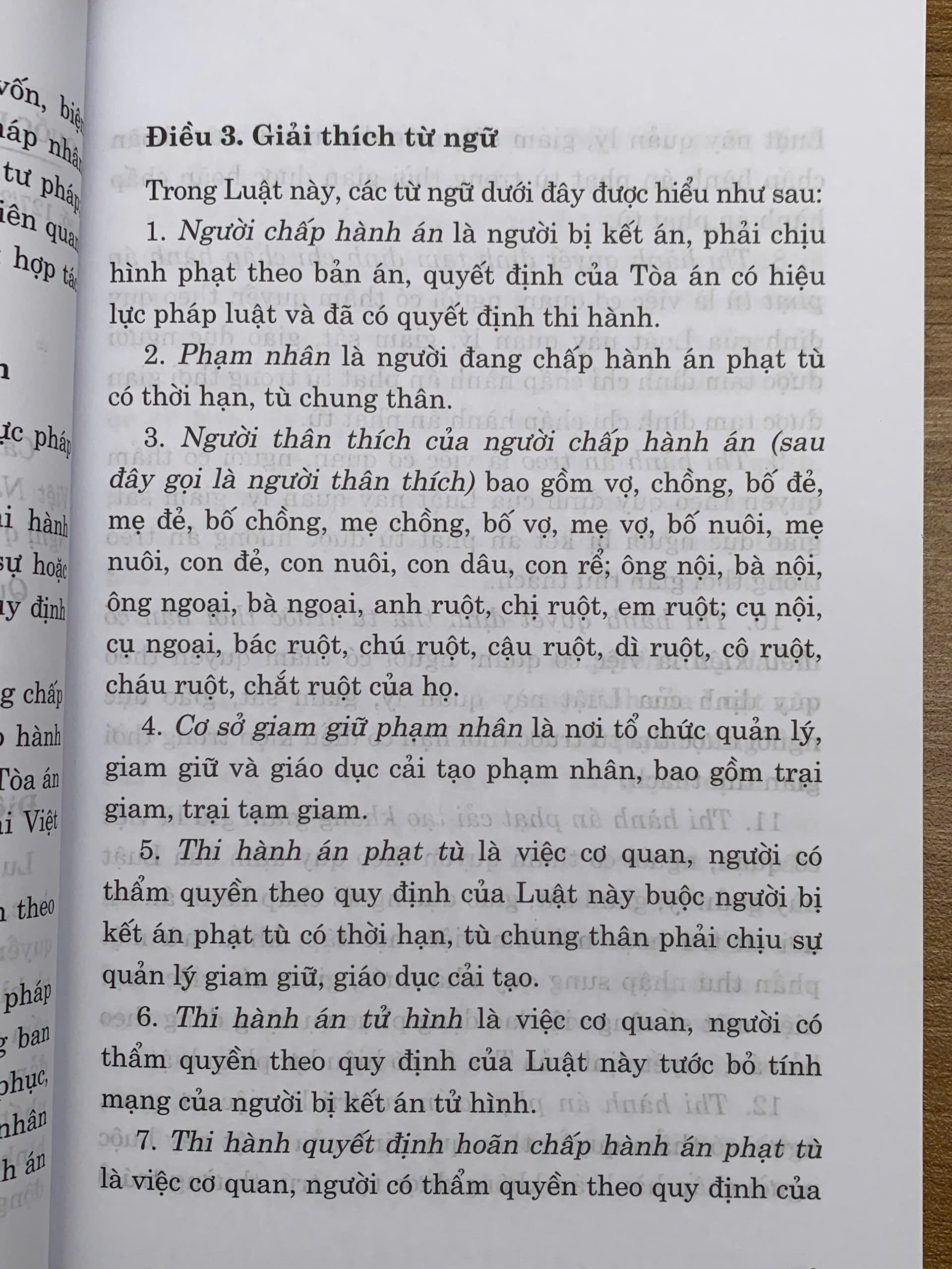 Luật Thi Hành Án Hình Sự (Hiện Hành)