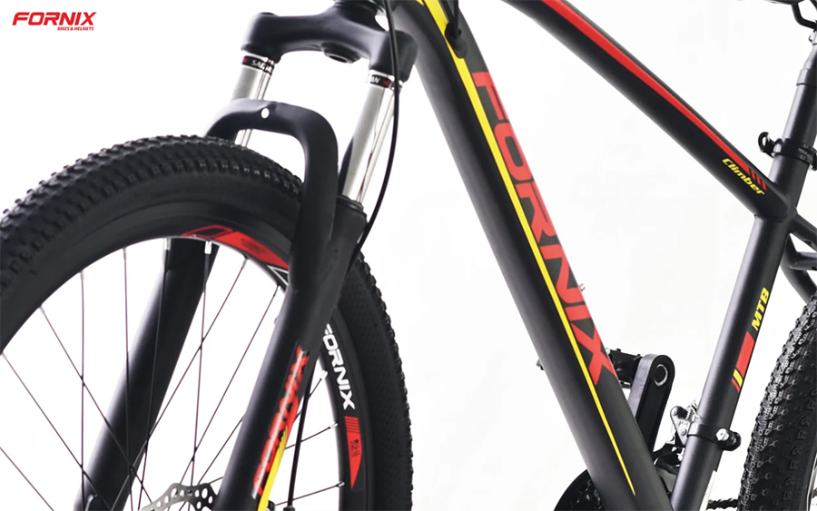 Xe đạp địa hình hiệu FORNIX Climber, vòng bánh 26', màu Đen Đỏ 