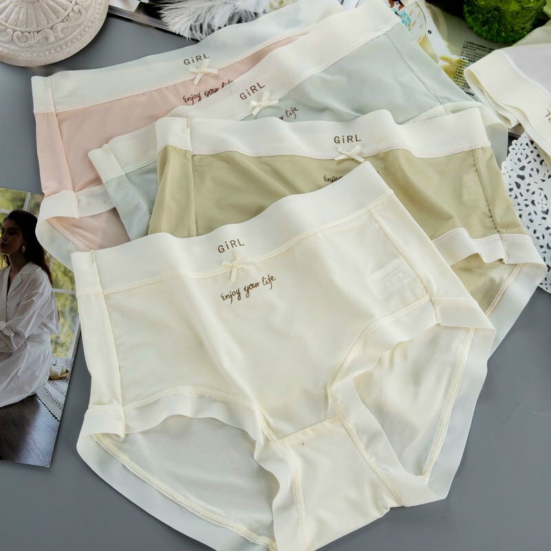 Quần lót nữ lụa tàng hình,đũng kháng khuẩn,co giãn 4 chiều,mềm mại,thoáng mát, không lộ viền cao cấp