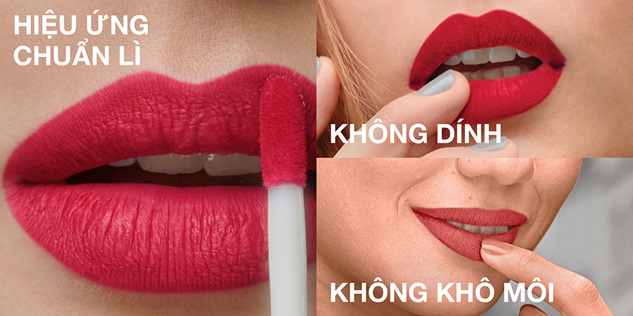 Bộ 3 Son Kem Lì Nhẹ Môi Maybelline New York Sensational Liquid Matte
