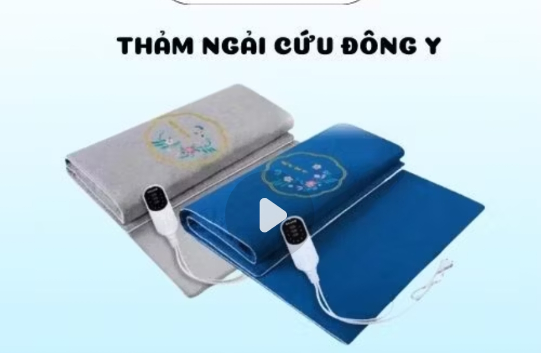 Thảm Ngải Cứu Điện, Đệm Sưởi Ngải Cứu Đông Y Hỗ Trợ Đau Vai Gáy, Đau Lưng Nhức Mỏi Xương Khớp
