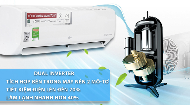 Điều Hòa Inverter LG V13APH (11.200Btu)