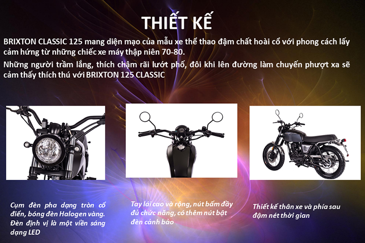 Xe Brixton Classic BX125 (Xám)