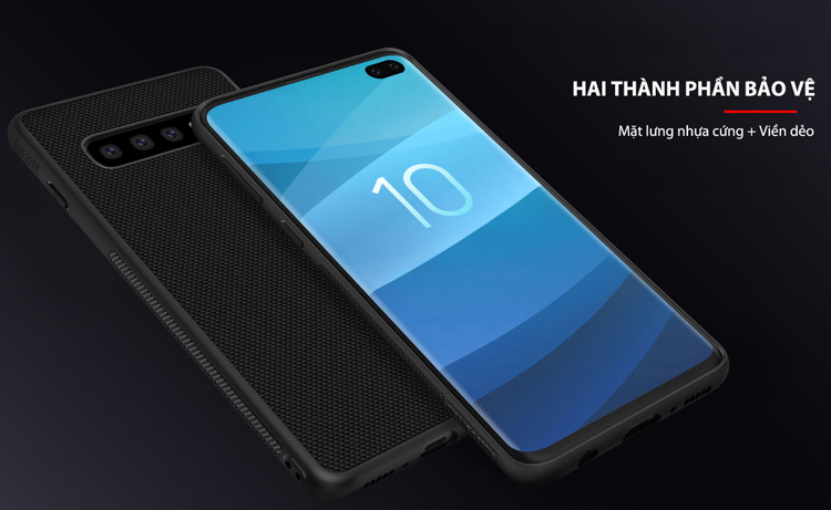 Ốp lưng Samsung Galaxy S10 Plus Nillkin Textured