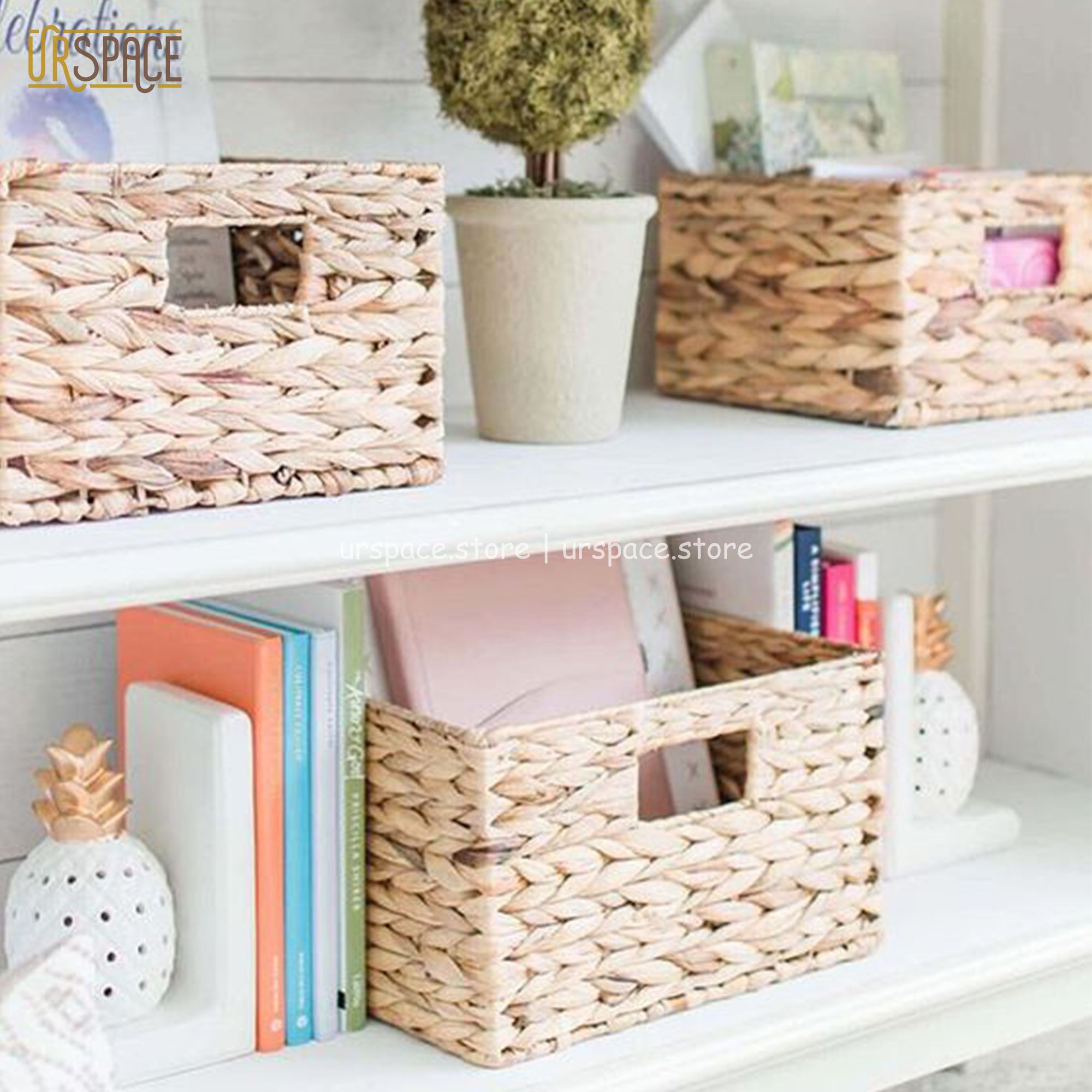 Sọt lục bình trang trí